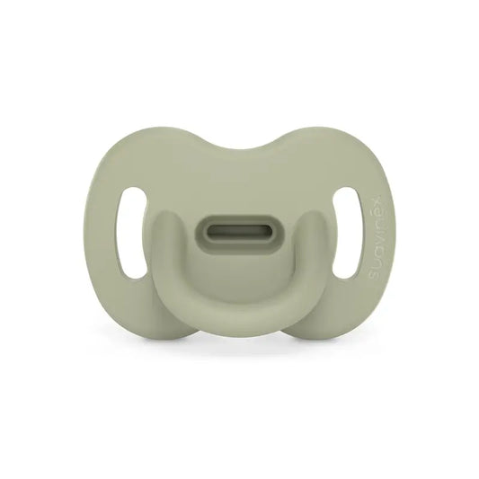 Suavinex cumlík – celosilikónový, fyziologický, Sx Pro, 6–18 mesiacov, zelený