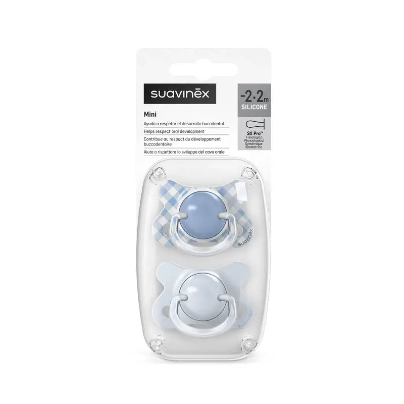 Suavinex Cumlíky Sx Pro – 2/2 mesiace Wild&Free modré, 2 ks