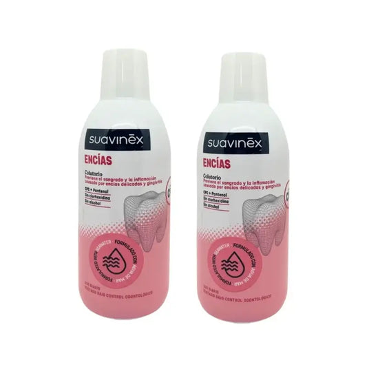 Suavinex ústna voda na ďasná, 2x500 ml