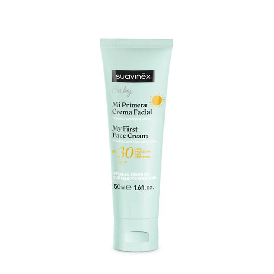 Suavinex – pleťová krém pre bábätká s ochranným faktorom SPF 30. 50 ml
