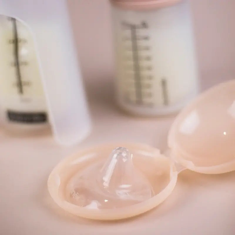 Suavinex Silikónové klobúčiky na bradavky, veľkosť S, 2 ks