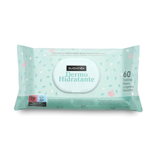 Suavinex hydratačné vlhčené utierky, 60 ks