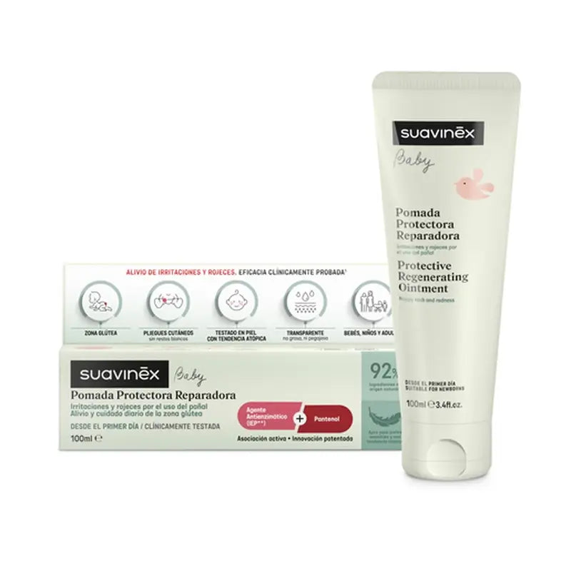 Suavinex Ochranná a regeneračná masť proti opareninám od plienok, 100 ml