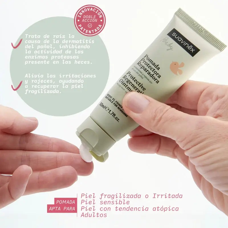 Suavinex Ochranná a regeneračná masť proti opareninám od plienok, 100 ml