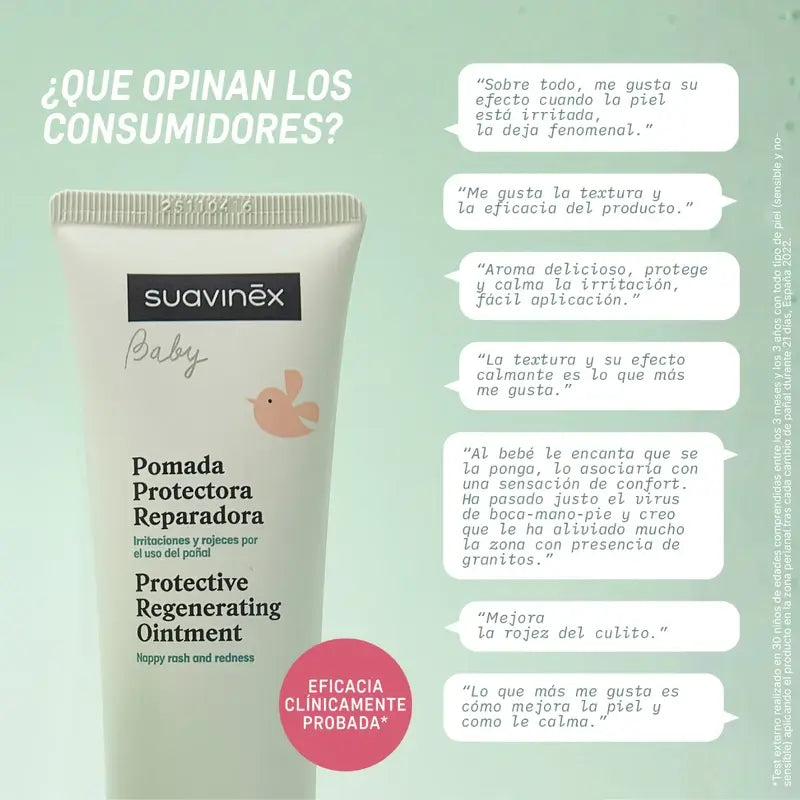 Suavinex Ochranná a regeneračná masť proti opareninám od plienok, 100 ml