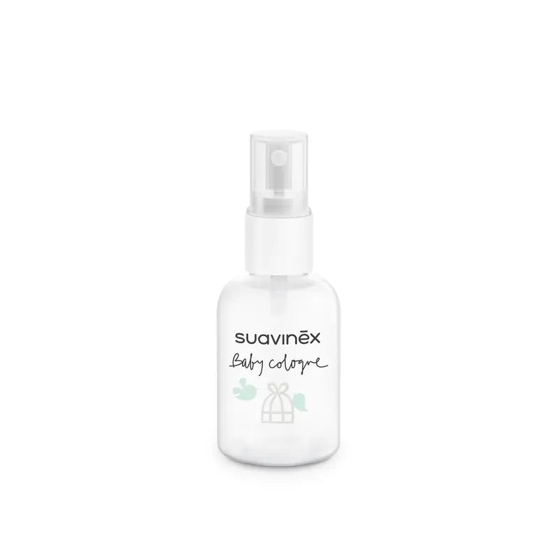 Suavinex – Detská výbavička s detskou kolínskou 100 ml + cestovné balenie 50 ml + plyšová hračka pre bábätko