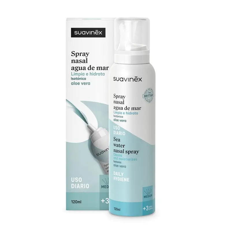 Suavinex Izotonický nosný sprej pre deti, od 3 rokov, každodenná hygiena, 120 ml