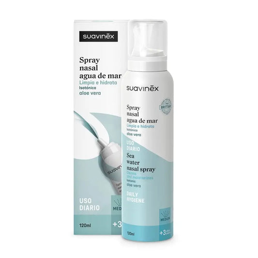 Suavinex Izotonický nosný sprej pre deti, od 3 rokov, každodenná hygiena, 120 ml