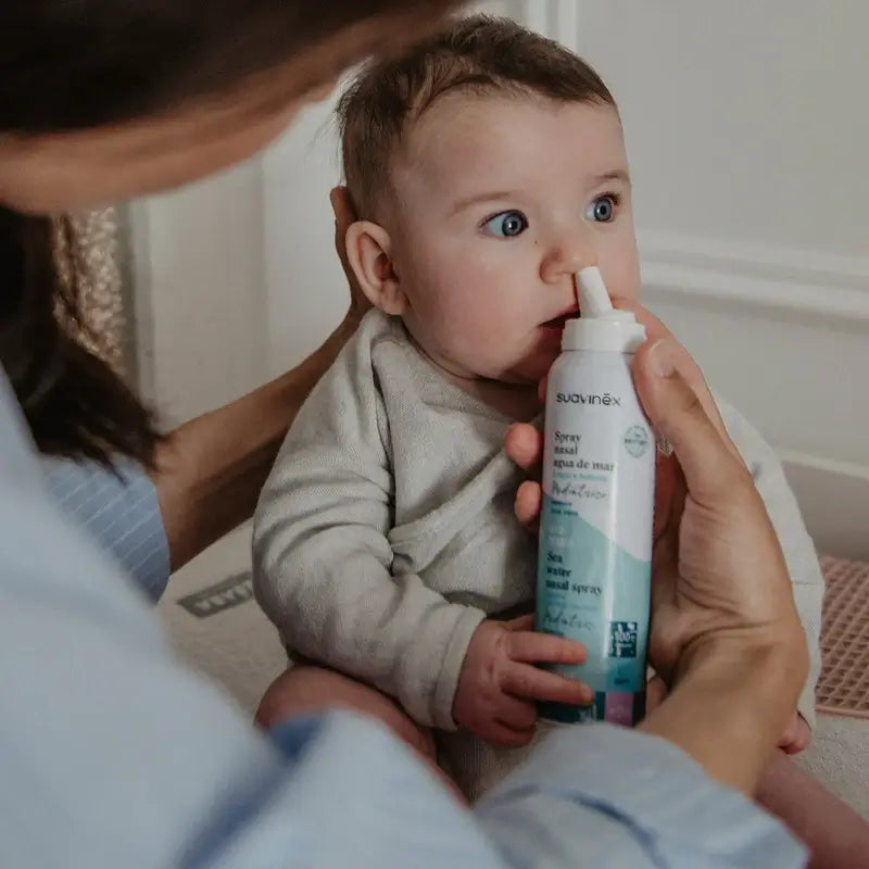 Suavinex Izotonický nosný sprej pre dojčatá, každodenná hygiena, 120 ml