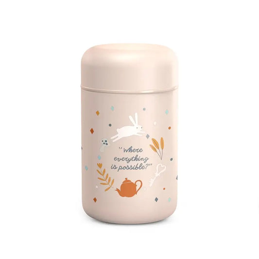 Suavinex Termoska na kašu 400 ml, Wonderland ružová