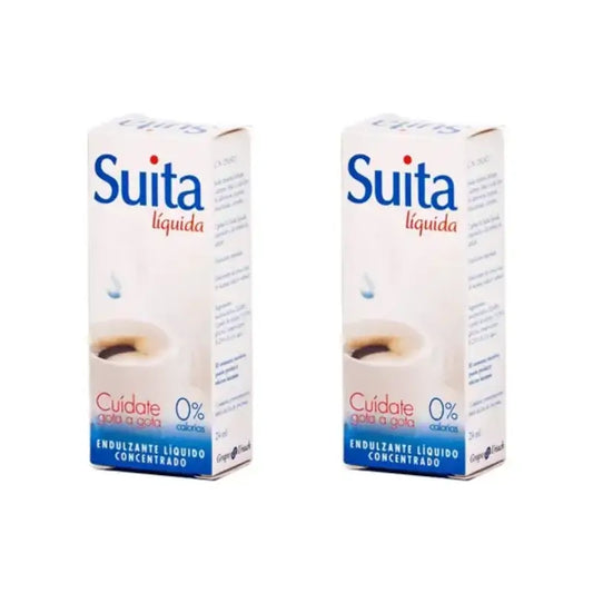 Koncentrovaný tekutý sladidlo Suita, 2 × 24 ml 