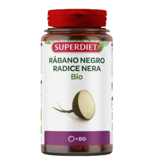 Superdiet Čierny reďkev Bio 80 tabliet