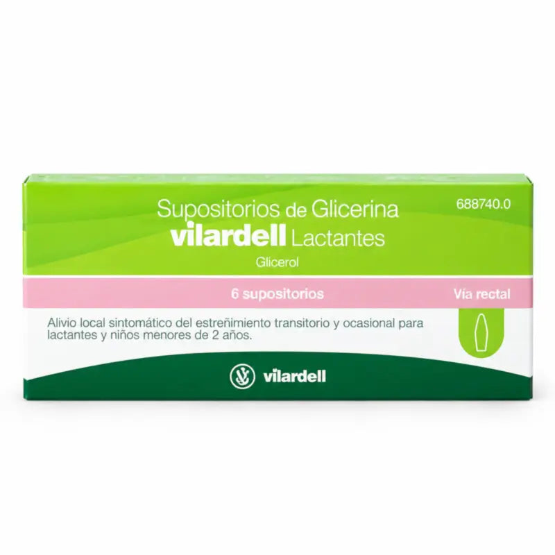 Vilardell pre dojčatá, 6 čapíkov s glycerínom