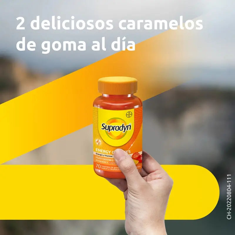Supradyn Energy – vitamíny a energia, multivitamíny, 70 žuvačiek