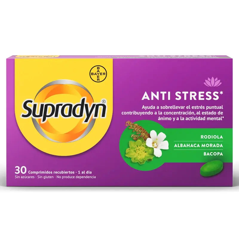 Supradyn Anti Stress – sústredenie a pamäť, 30 tabliet