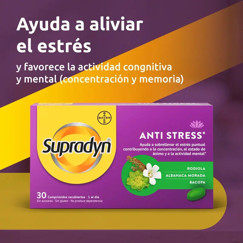 Supradyn Anti Stress – sústredenie a pamäť, 30 tabliet