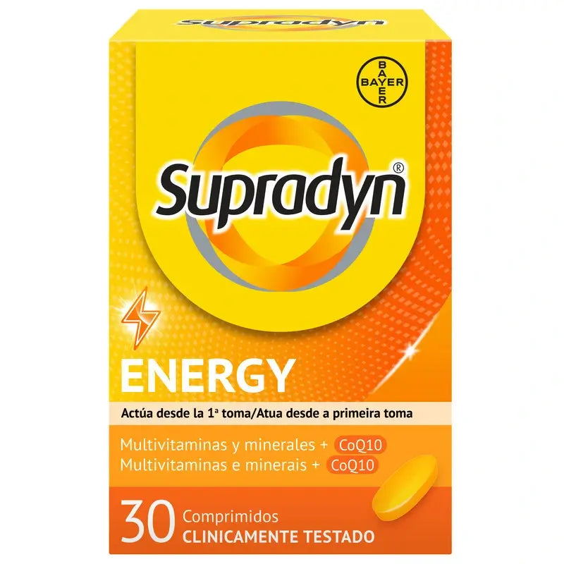 Supradyn Energy – vitamíny, minerály a denná dávka energie, 30 tabliet