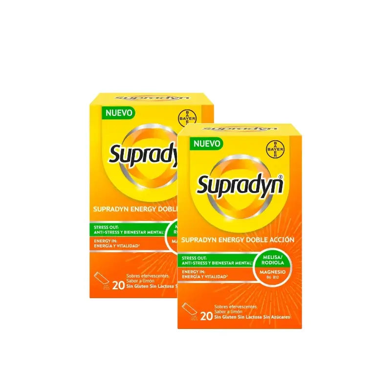 Supradyn Energy s dvojitým účinkom, balenie 2 x 20 vrecúšok