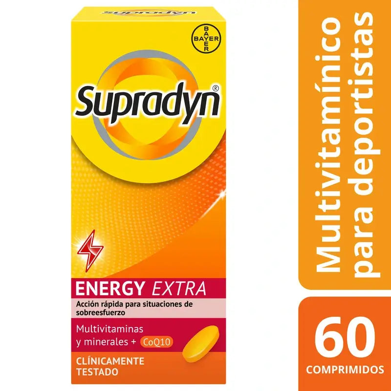 Supradyn Energy Extra Šport – vitamíny a energia, 60 tabliet