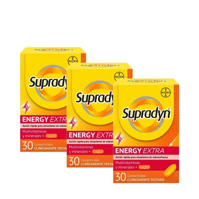 Supradyn Energy Extra Šport – vitamíny a energia, balenie 3 x 30 tabliet