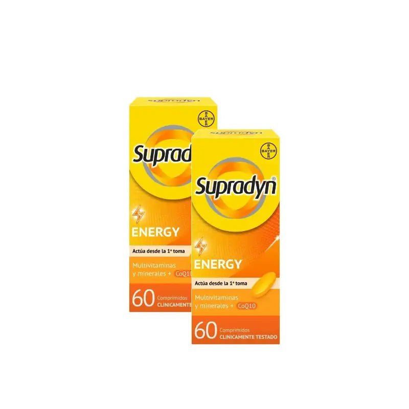 Supradyn Energy – vitamíny, minerály, energia a vitalita, balenie 2 x 60 tabliet