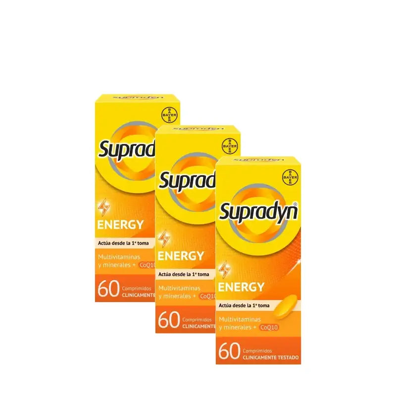 Supradyn Energy – vitamíny, minerály, energia a vitalita, balenie 3 x 60 tabliet