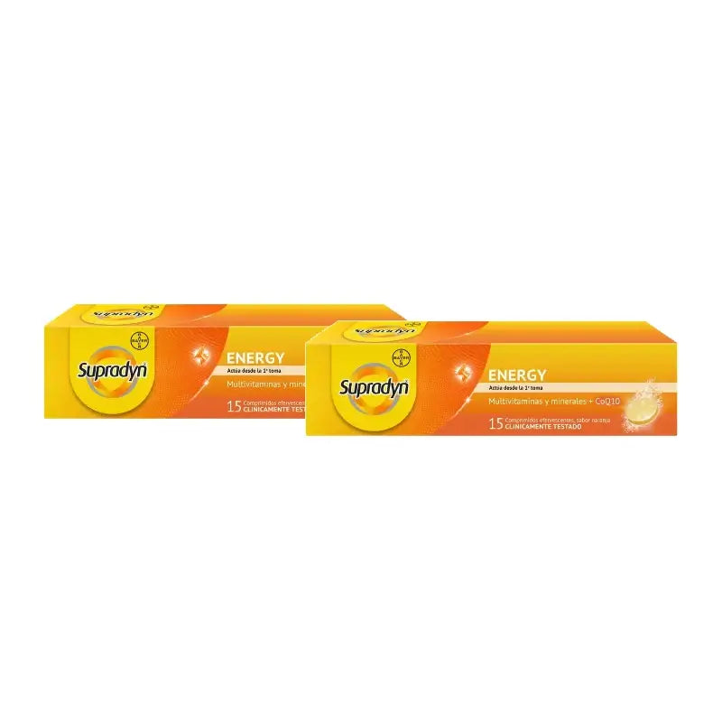 Supradyn Energy – vitamíny a energia, balenie 2 x 15 šumivých tabliet