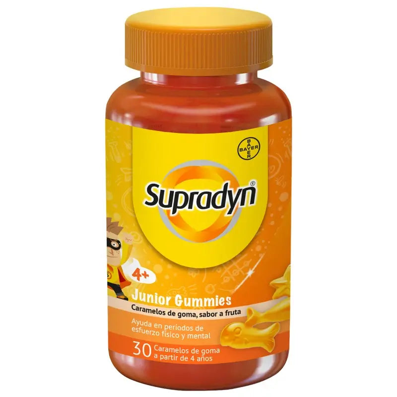 Supradyn Junior Gummies – vitamíny a energia pre deti, 30 žuvačiek