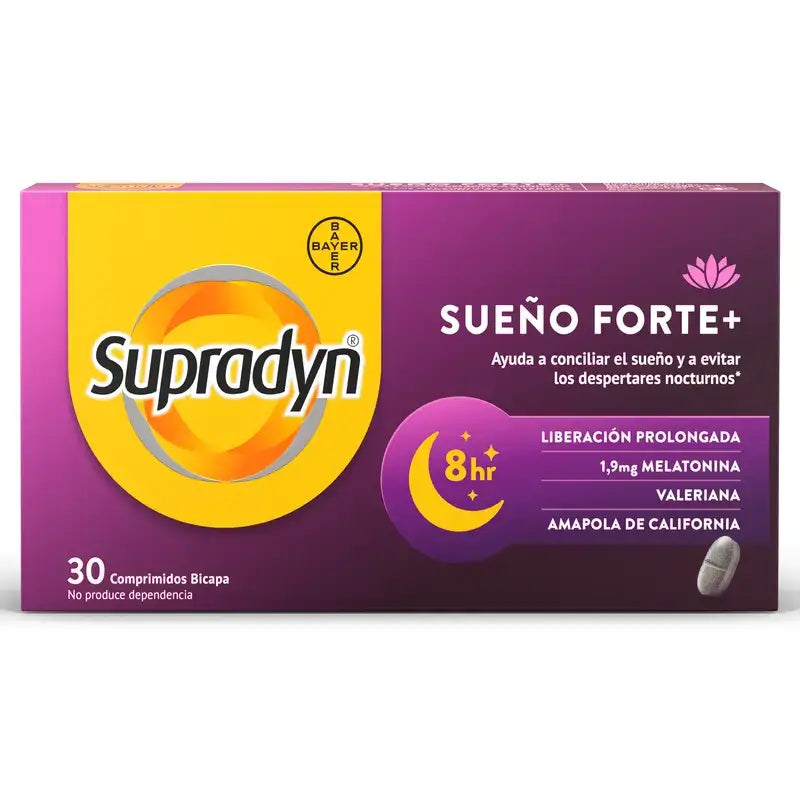 Supradyn Sueño Forte+ znižuje počet nočných prebudení, 30 tabliet