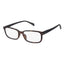 Surgicalmed Euro Optics Duna Presbyopia Reading Glasses (Dark Brown Matte, Black Temples & Dark Grey Decoration) (+3.00)