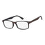 Surgicalmed Euro Optics Iris Presbyopia Reading Glasses (Black Inside, Matte Brown Wood Finish Outside, Nickel Trim) (+2.00)