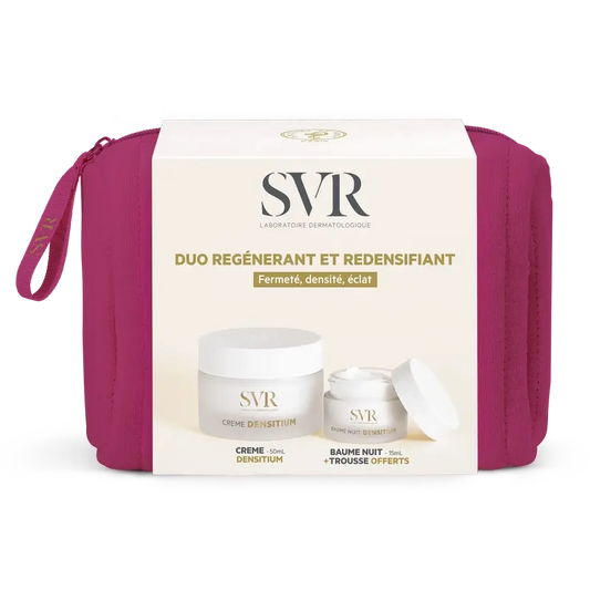 Svr toaletná taštička s krémom Densitium 50 ml + nočný balzam Densitium 15 ml, 65 ml