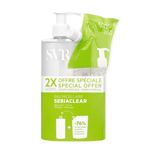 Svr Sebiaclear Micelárna voda 400 ml + ekologická náplň 400 ml