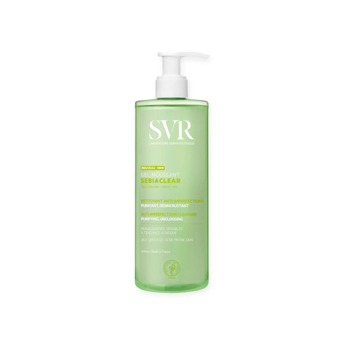 SVR Sebiaclear penový gél 400 ml