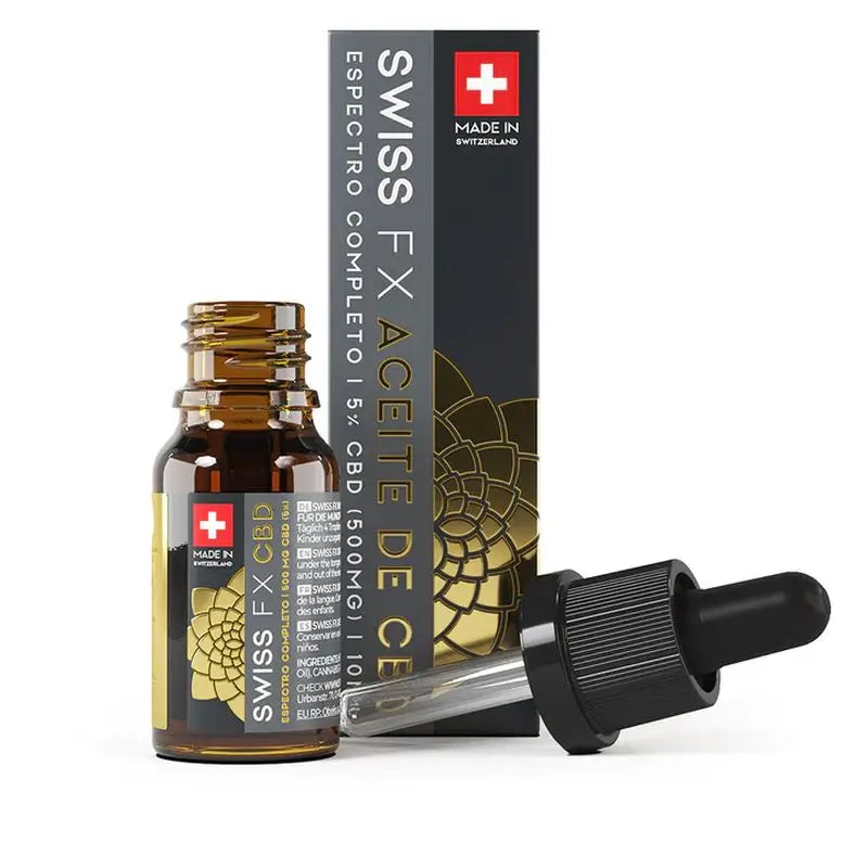 Swiss Fx CBD olej 5 % Full Spectrum, 10 ml