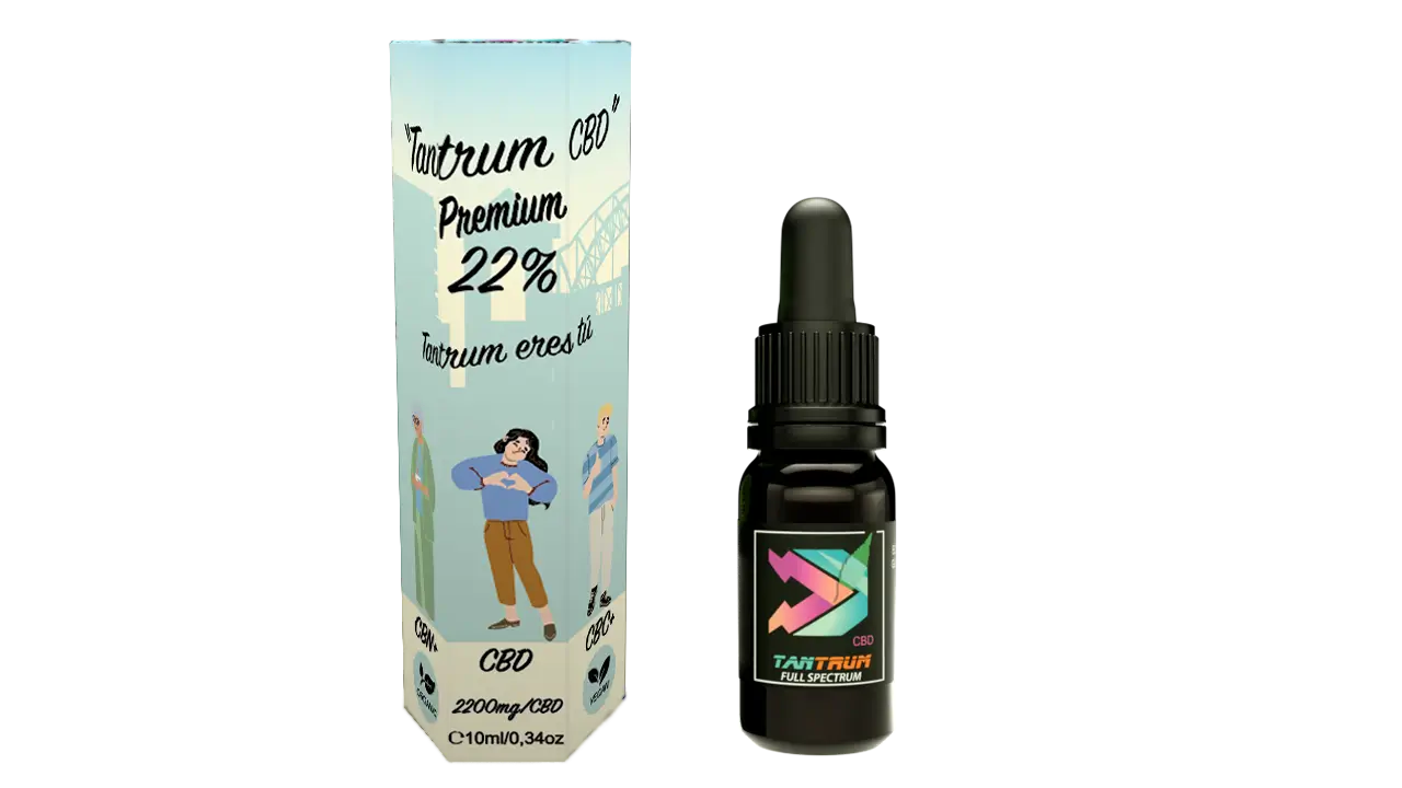 Tantrum CBD olej s plným spektrom 15 % HSO, 10 ml