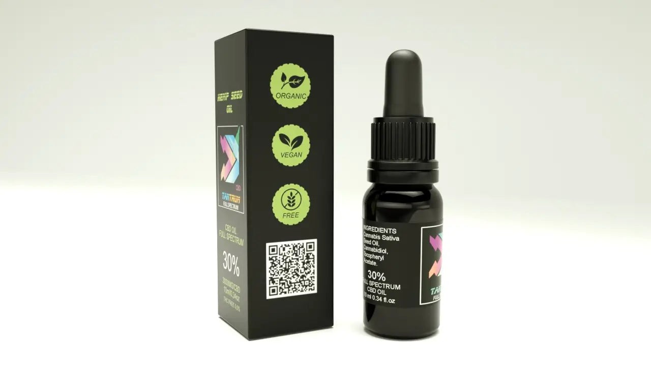 Tantrum CBD olej Full Spectrum 30 % HSO, 10 ml