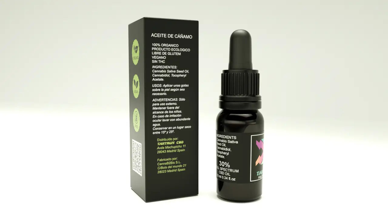Tantrum CBD olej Full Spectrum 30 % HSO, 10 ml