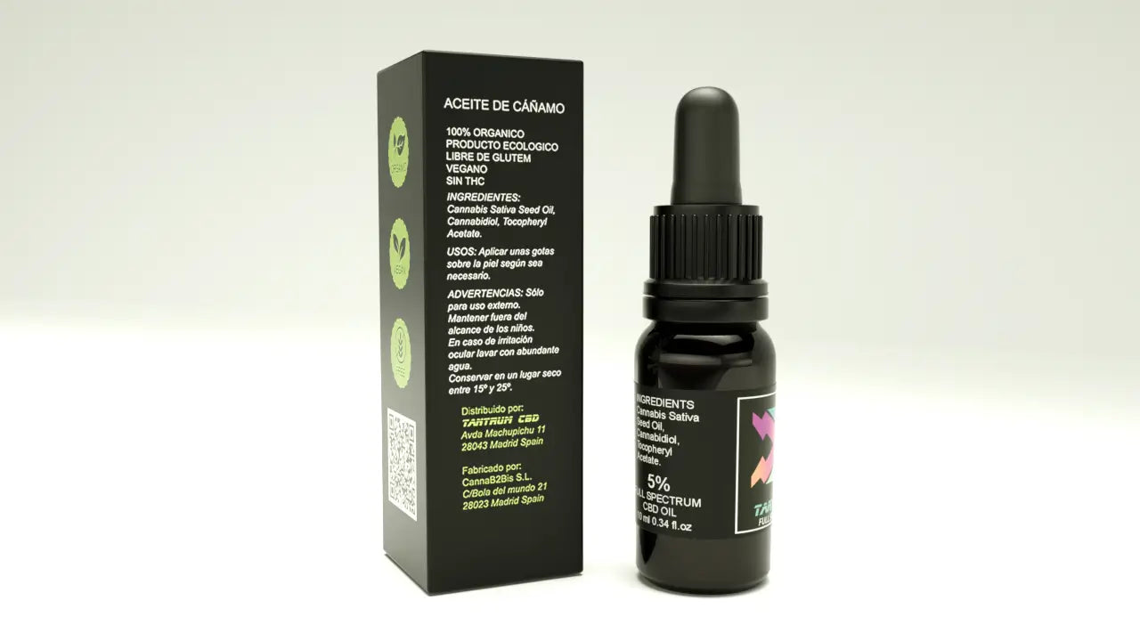 Tantrum CBD olej Full Spectrum 5 % HSO, 10 ml