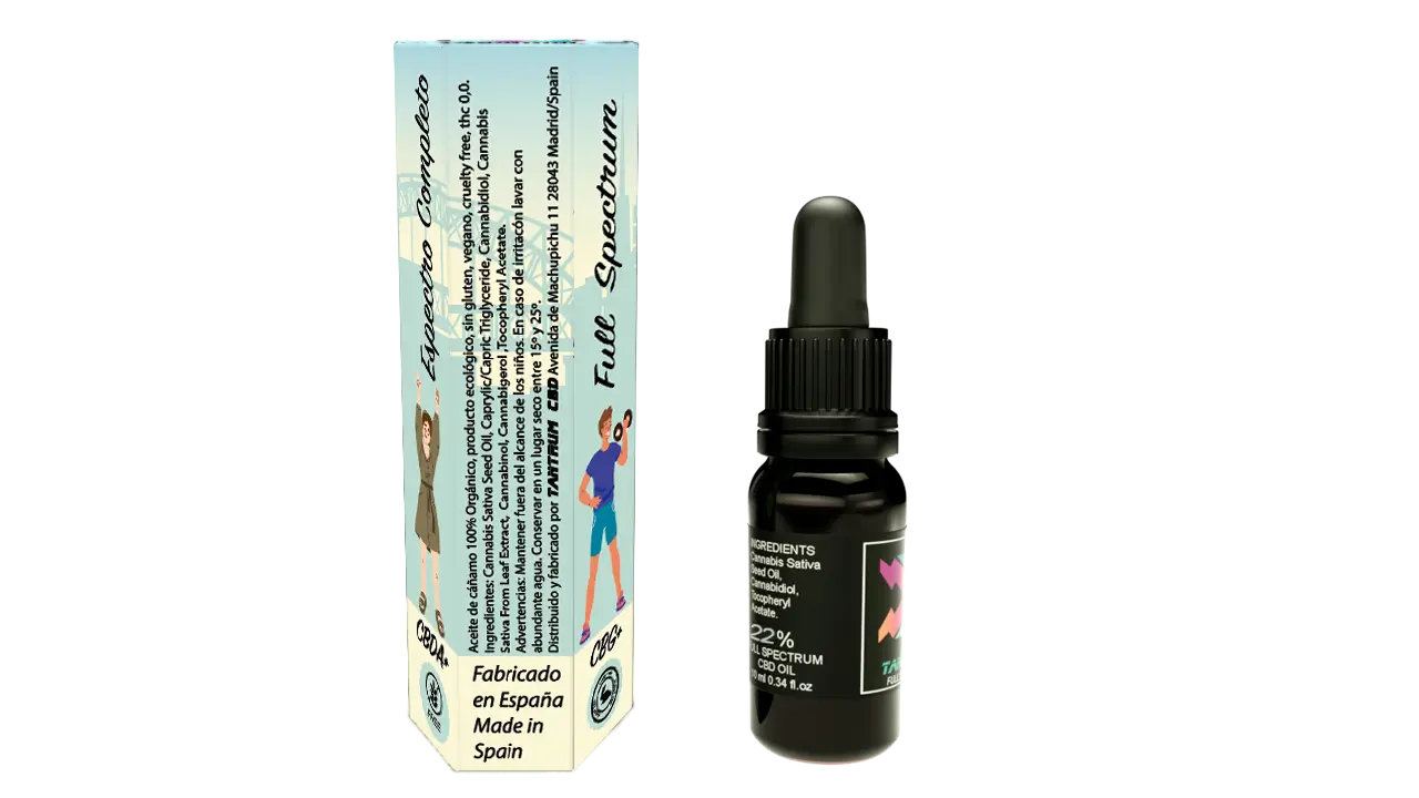 Tantrum Prémiový CBD olej 22 %, 10 ml