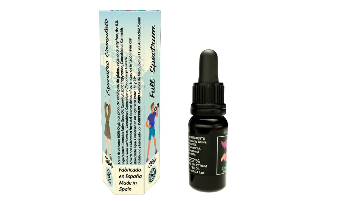 Tantrum Prémiový CBD olej 22 %, 10 ml