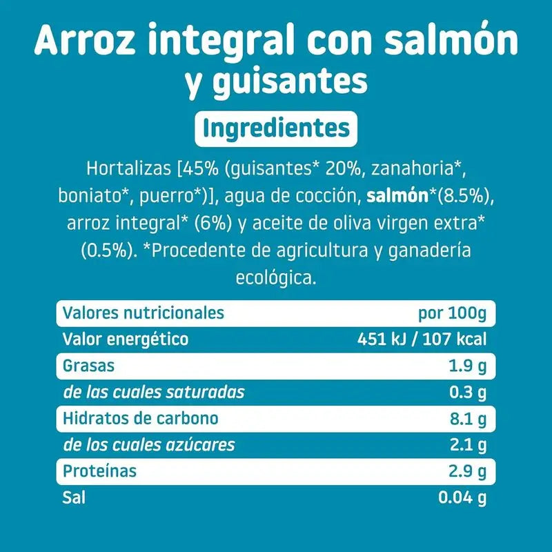 Smileat – pohárik s kúskami ryže, lososom a hráškom, 230 g 