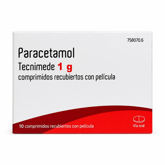 Tecnimede Paracetamol 1 g, 10 obalených tabliet