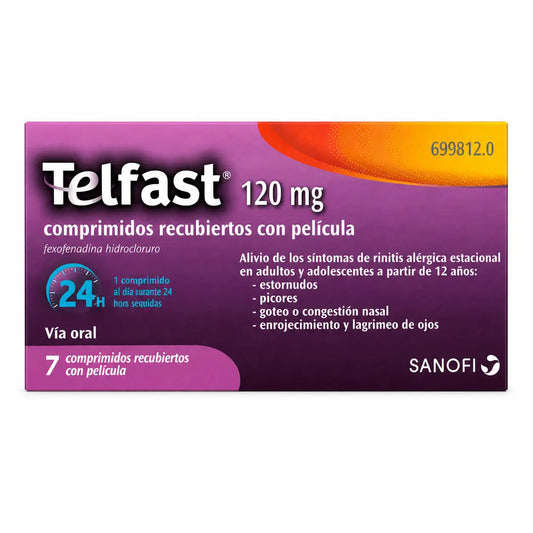 Telfast 120 mg, 7 tabliet