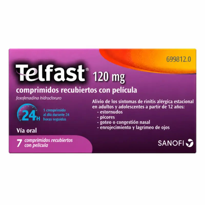 Telfast 120 mg, 7 tabliet