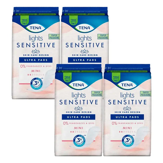 TENA Lights sensitive Mini Ultra 4 x 20 kusov – odporúčané pre ženy v menopauze