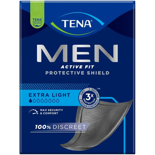 Tena Men Ochranný štít Extra Light, 14 kusov