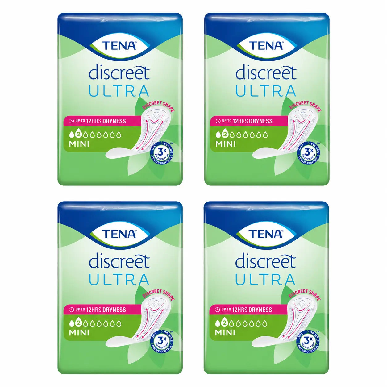 TENA Pack Discreet Mini, 4 x 20 kusov