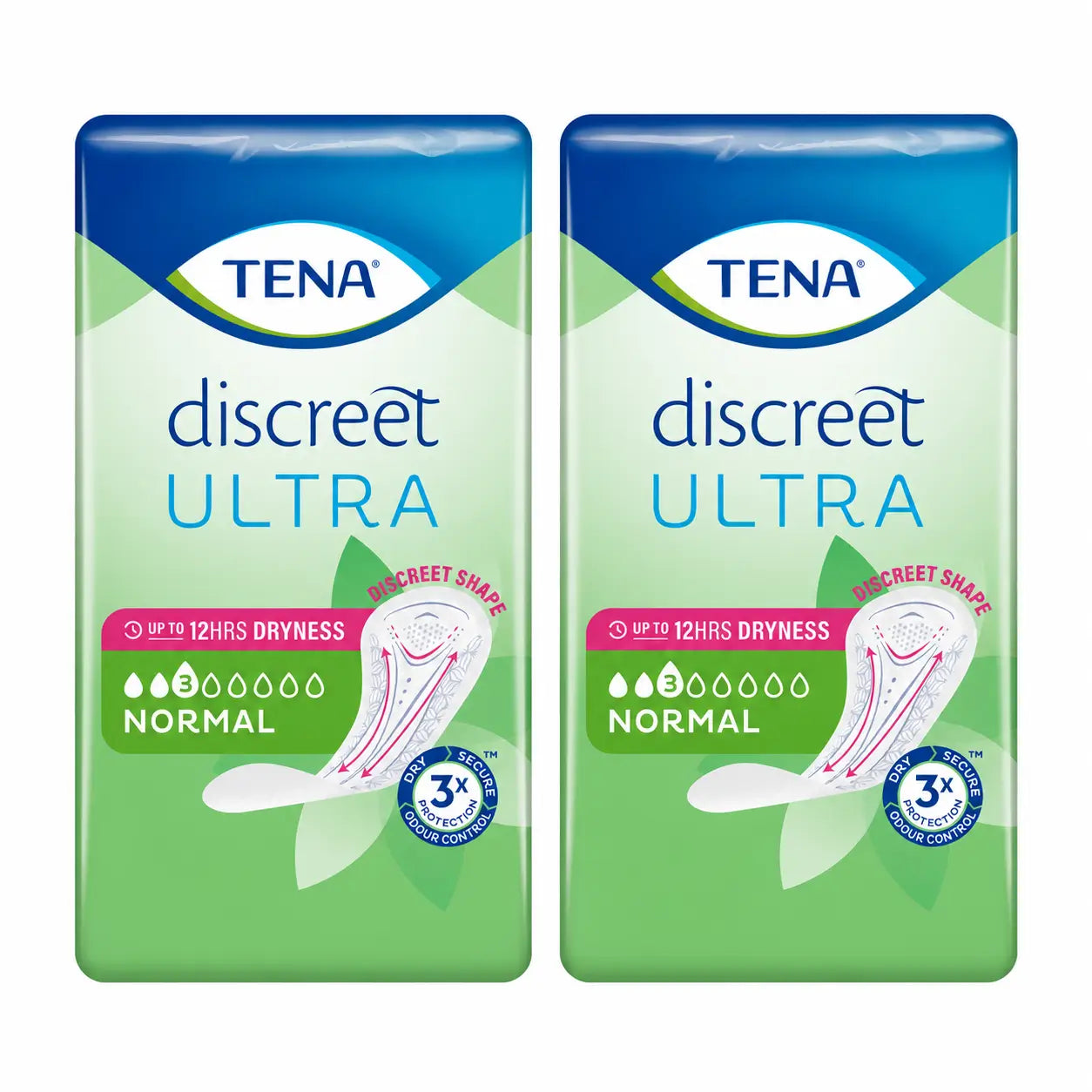 Tena Pack Discreet Normal Ultra, 2 × 16 kusov