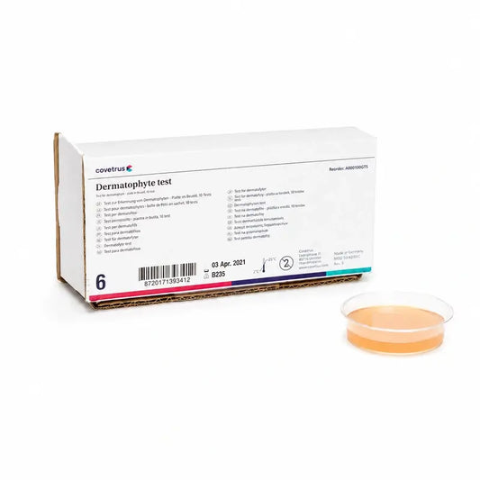 Test na dermatofyty v Petriho miske 6U Covetrus